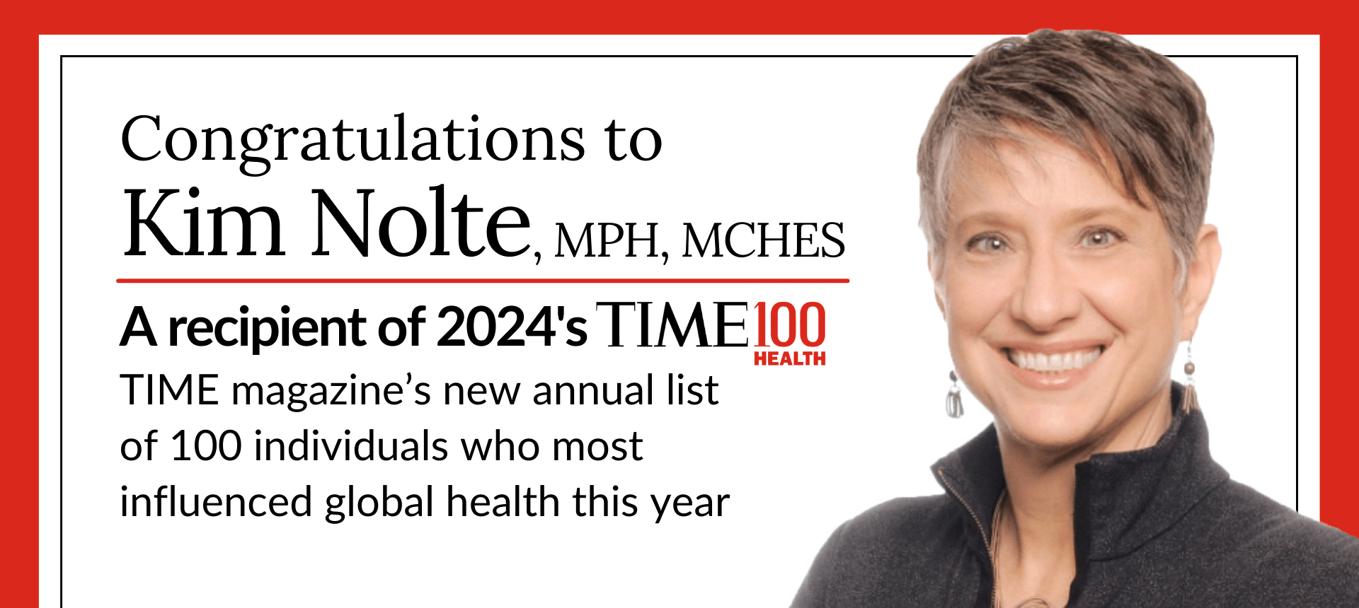 Migrant Clinicians Network CEO Kim Nolte Recognized as 100 Most Influential People in Global Health in 2024