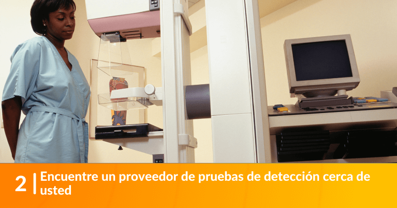 Encuentre un proveedor de pruebas de detección cerca de usted