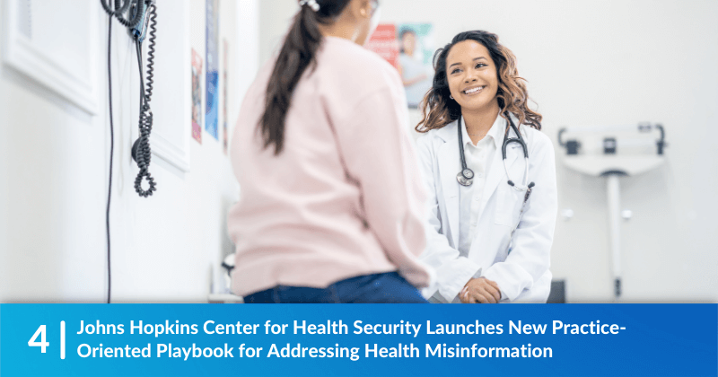 Johns Hopkins Center for Health Security Launches New Practice-Oriented Playbook for Addressing Health Misinformation