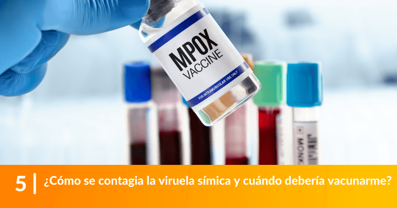 ¿Cómo se contagia la viruela símica y cuándo debería vacunarme?