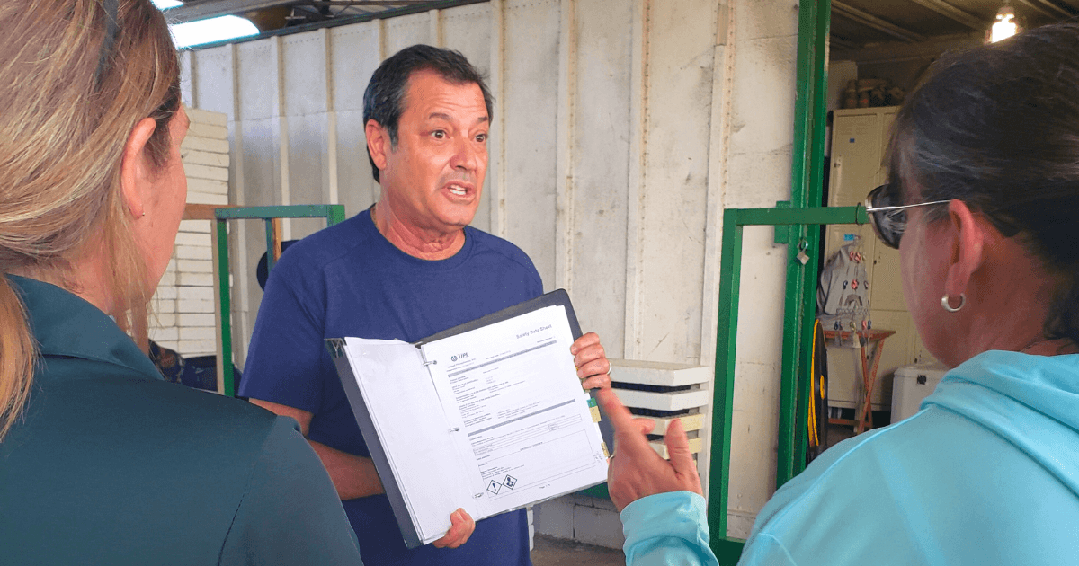 An farmer in Puerto Rico shares written procedure