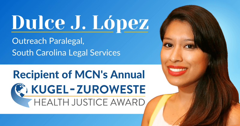 2024 K&Z Award Recipient, Dulce J. Lopez