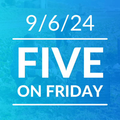 Five on Friday: COVID-19, Agriculture, and Health Equity